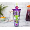 imageSilver Buffalo Marvel Avengers SpiderMan Plastic Cold Cup with Lid and Straw Topper 24 OuncesInvader Zim Gir