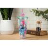 imageSilver Buffalo Marvel Avengers SpiderMan Plastic Cold Cup with Lid and Straw Topper 24 OuncesLilo and Stitch Aloha