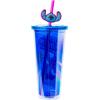 imageSilver Buffalo Marvel Avengers SpiderMan Plastic Cold Cup with Lid and Straw Topper 24 OuncesLilo and Stitch Cosmic Surfer