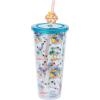 imageSilver Buffalo Marvel Avengers SpiderMan Plastic Cold Cup with Lid and Straw Topper 24 OuncesLilo and Stitch Island Chilling
