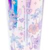 imageSilver Buffalo Marvel Avengers SpiderMan Plastic Cold Cup with Lid and Straw Topper 24 OuncesLilo and Stitch and Angel Love Iridescent