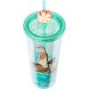 imageSilver Buffalo Marvel Avengers SpiderMan Plastic Cold Cup with Lid and Straw Topper 24 OuncesMoana