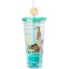 imageSilver Buffalo Marvel Avengers SpiderMan Plastic Cold Cup with Lid and Straw Topper 24 OuncesMoana