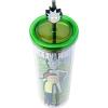 imageSilver Buffalo Marvel Avengers SpiderMan Plastic Cold Cup with Lid and Straw Topper 24 OuncesRicky and Morty Hugging
