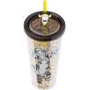 imageSilver Buffalo Marvel Avengers SpiderMan Plastic Cold Cup with Lid and Straw Topper 24 OuncesTigger