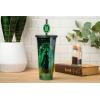 imageSilver Buffalo Marvel Avengers SpiderMan Plastic Cold Cup with Lid and Straw Topper 24 OuncesWicked Elphaba Dont Hide Your Magic