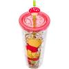imageSilver Buffalo Marvel Avengers SpiderMan Plastic Cold Cup with Lid and Straw Topper 24 OuncesWinnie the Pooh Mushrooms