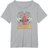 imageSpiderMan  Florals TShirtHeather Grey