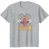 imageSpiderMan  Florals TShirtHeather Grey