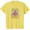 imageSpiderMan  Florals TShirtLemon Yellow