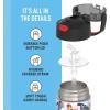 imageTHERMOS FUNTAINER Water Bottle with Straw  12 Ounce  Kids Stainless Steel Vacuum Insulated Water Bottle with Lid SpiderManAvengers