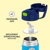 imageTHERMOS FUNTAINER Water Bottle with Straw  12 Ounce  Kids Stainless Steel Vacuum Insulated Water Bottle with Lid SpiderManBaby Shark