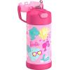imageTHERMOS FUNTAINER Water Bottle with Straw  12 Ounce  Kids Stainless Steel Vacuum Insulated Water Bottle with Lid SpiderManBarbie
