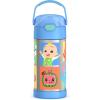 imageTHERMOS FUNTAINER Water Bottle with Straw  12 Ounce  Kids Stainless Steel Vacuum Insulated Water Bottle with Lid SpiderManCocomelon