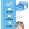 imageTHERMOS FUNTAINER Water Bottle with Straw  12 Ounce  Kids Stainless Steel Vacuum Insulated Water Bottle with Lid SpiderManCocomelon