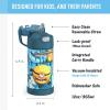imageTHERMOS FUNTAINER Water Bottle with Straw  12 Ounce  Kids Stainless Steel Vacuum Insulated Water Bottle with Lid SpiderManDespicable Me 4