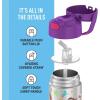 imageTHERMOS FUNTAINER Water Bottle with Straw  12 Ounce  Kids Stainless Steel Vacuum Insulated Water Bottle with Lid SpiderManEncanto