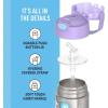 imageTHERMOS FUNTAINER Water Bottle with Straw  12 Ounce  Kids Stainless Steel Vacuum Insulated Water Bottle with Lid SpiderManFrozen 2