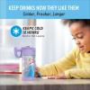 imageTHERMOS FUNTAINER Water Bottle with Straw  12 Ounce  Kids Stainless Steel Vacuum Insulated Water Bottle with Lid SpiderManFrozen 2