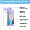 imageTHERMOS FUNTAINER Water Bottle with Straw  12 Ounce  Kids Stainless Steel Vacuum Insulated Water Bottle with Lid SpiderManFrozen 2