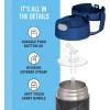 imageTHERMOS FUNTAINER Water Bottle with Straw  12 Ounce  Kids Stainless Steel Vacuum Insulated Water Bottle with Lid SpiderManLightyear