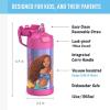 imageTHERMOS FUNTAINER Water Bottle with Straw  12 Ounce  Kids Stainless Steel Vacuum Insulated Water Bottle with Lid SpiderManLittle Mermaid