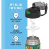 imageTHERMOS FUNTAINER Water Bottle with Straw  12 Ounce  Kids Stainless Steel Vacuum Insulated Water Bottle with Lid SpiderManMinecraft