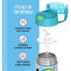 imageTHERMOS FUNTAINER Water Bottle with Straw  12 Ounce  Kids Stainless Steel Vacuum Insulated Water Bottle with Lid SpiderManPRESCHOOL MICKEY