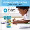 imageTHERMOS FUNTAINER Water Bottle with Straw  12 Ounce  Kids Stainless Steel Vacuum Insulated Water Bottle with Lid SpiderManPRESCHOOL MICKEY