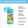 imageTHERMOS FUNTAINER Water Bottle with Straw  12 Ounce  Kids Stainless Steel Vacuum Insulated Water Bottle with Lid SpiderManPRESCHOOL MICKEY