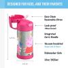imageTHERMOS FUNTAINER Water Bottle with Straw  12 Ounce  Kids Stainless Steel Vacuum Insulated Water Bottle with Lid SpiderManPeppa Pig