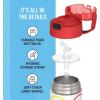 imageTHERMOS FUNTAINER Water Bottle with Straw  12 Ounce  Kids Stainless Steel Vacuum Insulated Water Bottle with Lid SpiderManPokemon