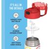imageTHERMOS FUNTAINER Water Bottle with Straw  12 Ounce  Kids Stainless Steel Vacuum Insulated Water Bottle with Lid SpiderManPokemon