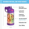 imageTHERMOS FUNTAINER Water Bottle with Straw  12 Ounce  Kids Stainless Steel Vacuum Insulated Water Bottle with Lid SpiderManRainbow High