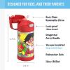 imageTHERMOS FUNTAINER Water Bottle with Straw  12 Ounce  Kids Stainless Steel Vacuum Insulated Water Bottle with Lid SpiderManRyans World
