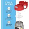 imageTHERMOS FUNTAINER Water Bottle with Straw  12 Ounce  Kids Stainless Steel Vacuum Insulated Water Bottle with Lid SpiderManRyans World
