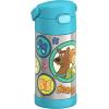 imageTHERMOS FUNTAINER Water Bottle with Straw  12 Ounce  Kids Stainless Steel Vacuum Insulated Water Bottle with Lid SpiderManScoobyDoo