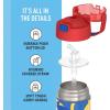 imageTHERMOS FUNTAINER Water Bottle with Straw  12 Ounce  Kids Stainless Steel Vacuum Insulated Water Bottle with Lid SpiderManSonic the Hedgehog