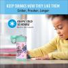 imageTHERMOS FUNTAINER Water Bottle with Straw  12 Ounce  Kids Stainless Steel Vacuum Insulated Water Bottle with Lid SpiderManStitch