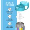 imageTHERMOS FUNTAINER Water Bottle with Straw  12 Ounce  Kids Stainless Steel Vacuum Insulated Water Bottle with Lid SpiderManTrolls 3 Movie