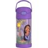 imageTHERMOS FUNTAINER Water Bottle with Straw  12 Ounce  Kids Stainless Steel Vacuum Insulated Water Bottle with Lid SpiderManWish