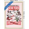 imageTrends International Marvel Marvel Vs  Fight For New York Wall Poster 34L x 224W Premium Unframed VersionBlonde Framed Version
