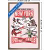 imageTrends International Marvel Marvel Vs  Fight For New York Wall Poster 34L x 224W Premium Unframed VersionBronze Framed Version