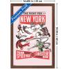 imageTrends International Marvel Marvel Vs  Fight For New York Wall Poster 34L x 224W Premium Unframed VersionMahogany Framed Version