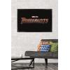 imageTrends International Marvel Thunderbolts  Logo Wall Poster 34L x 224W Premium Unframed VersionBlack Framed Version