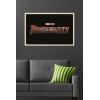 imageTrends International Marvel Thunderbolts  Logo Wall Poster 34L x 224W Premium Unframed VersionBlonde Framed Version