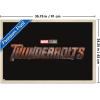 imageTrends International Marvel Thunderbolts  Logo Wall Poster 34L x 224W Premium Unframed VersionBlonde Framed Version