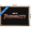 imageTrends International Marvel Thunderbolts  Logo Wall Poster 34L x 224W Premium Unframed VersionBronze Framed Version