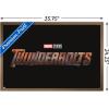 imageTrends International Marvel Thunderbolts  Logo Wall Poster 34L x 224W Premium Unframed VersionBronze Framed Version