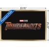 imageTrends International Marvel Thunderbolts  Logo Wall Poster 34L x 224W Premium Unframed VersionGold Framed Version
